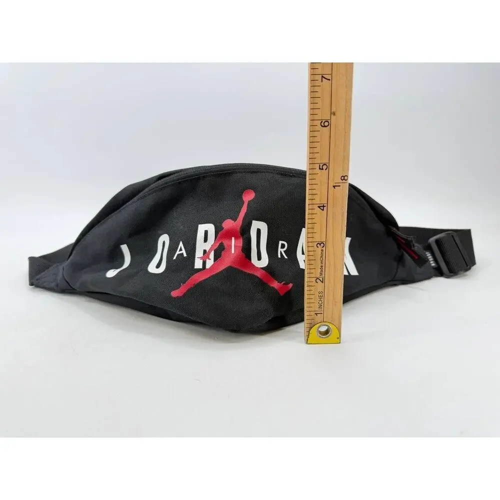 Jordan Jumpman Crossbody Waist Fanny Pack Black Red White Size L